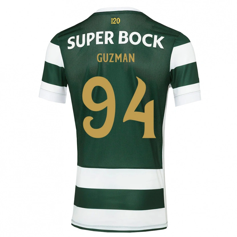 Danxen Niño Camiseta Víctor Guzmán #94 Grisardodarkslategray Blanco 1ª Equipación 2026/27 La Camisa México