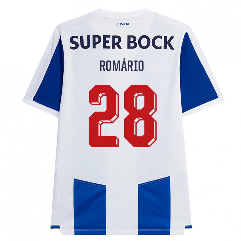 Danxen Niño Camiseta Romario Baro #28 Azul Blanco Rojo 1ª Equipación 2026/27 La Camisa México