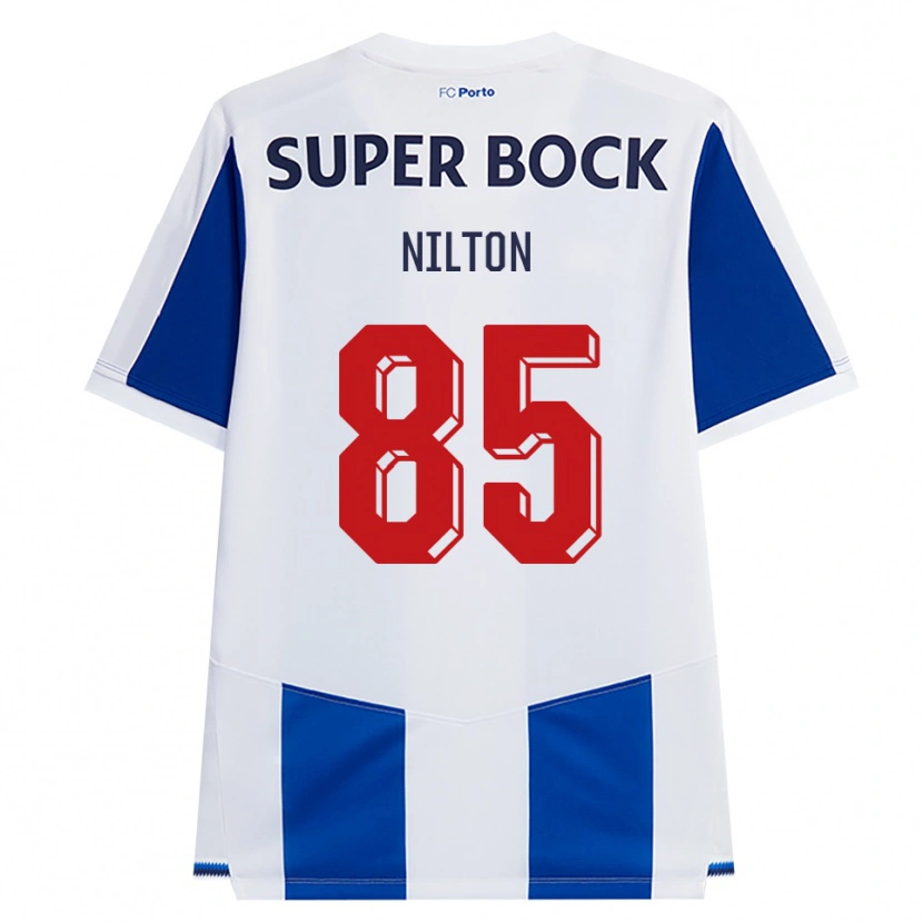 Danxen Niño Camiseta Nilton #85 Azul Blanco Rojo 1ª Equipación 2026/27 La Camisa México