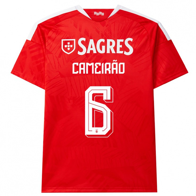 Danxen Niño Camiseta Beatriz Cameirão #6 Rojo Blanco Amarillo 1ª Equipación 2026/27 La Camisa México