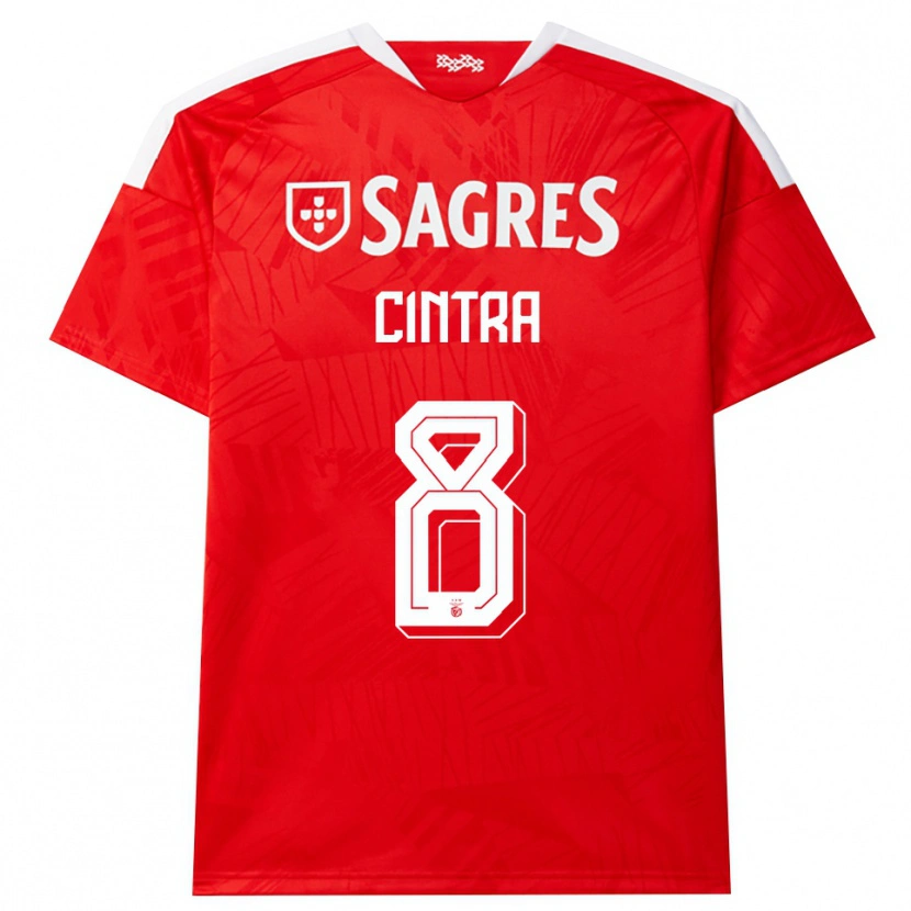 Danxen Niño Camiseta Marta Cintra #8 Rojo Blanco Amarillo 1ª Equipación 2026/27 La Camisa México