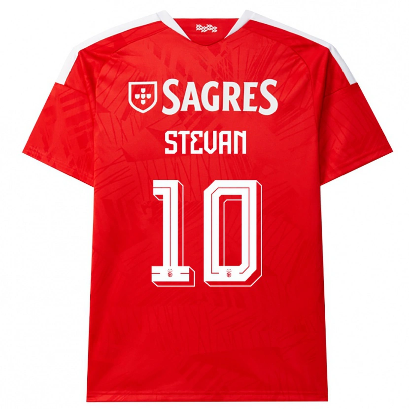 Danxen Niño Camiseta Stevan Pedro Dores Manuel #10 Rojo Blanco Amarillo 1ª Equipación 2026/27 La Camisa México