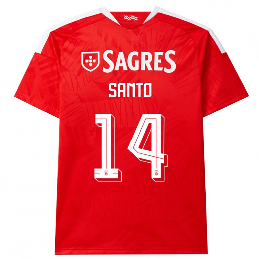 Danxen Niño Camiseta Sandro Santo #14 Rojo Blanco Amarillo 1ª Equipación 2026/27 La Camisa México