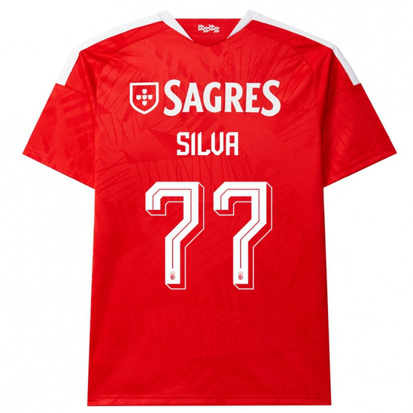 Danxen Niño Camiseta Jessica Silva #77 Rojo Blanco Amarillo 1ª Equipación 2026/27 La Camisa México
