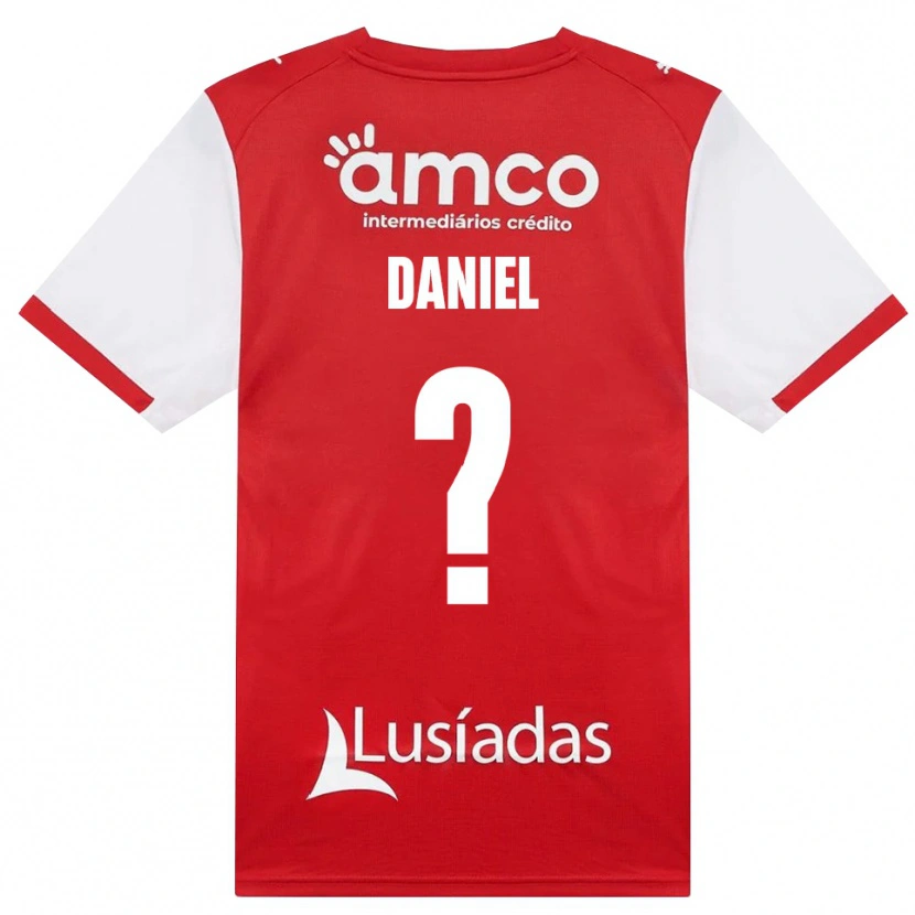 Danxen Niño Camiseta Paulo Daniel #0 Rojo Blanco Negro 1ª Equipación 2026/27 La Camisa México