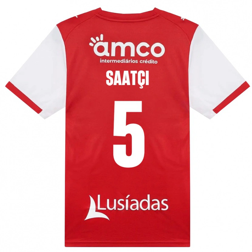 Danxen Niño Camiseta Serdar Saatçı #5 Rojo Blanco Negro 1ª Equipación 2026/27 La Camisa México