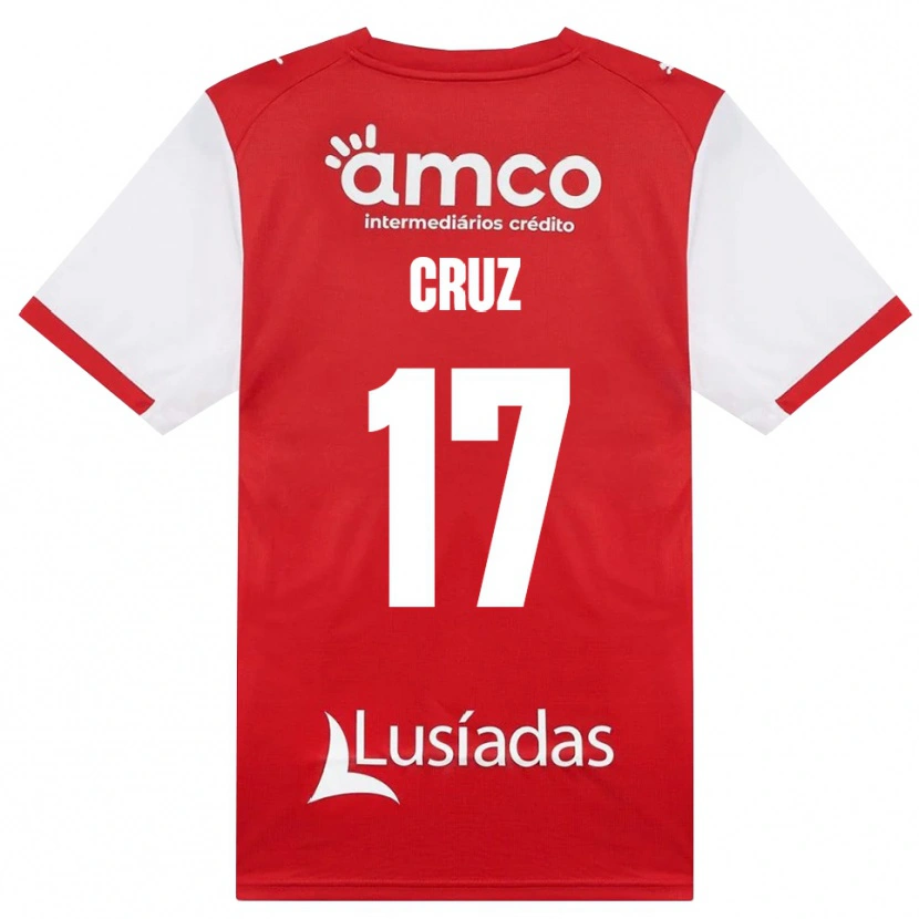 Danxen Niño Camiseta Salvador Cruz #17 Rojo Blanco Negro 1ª Equipación 2026/27 La Camisa México