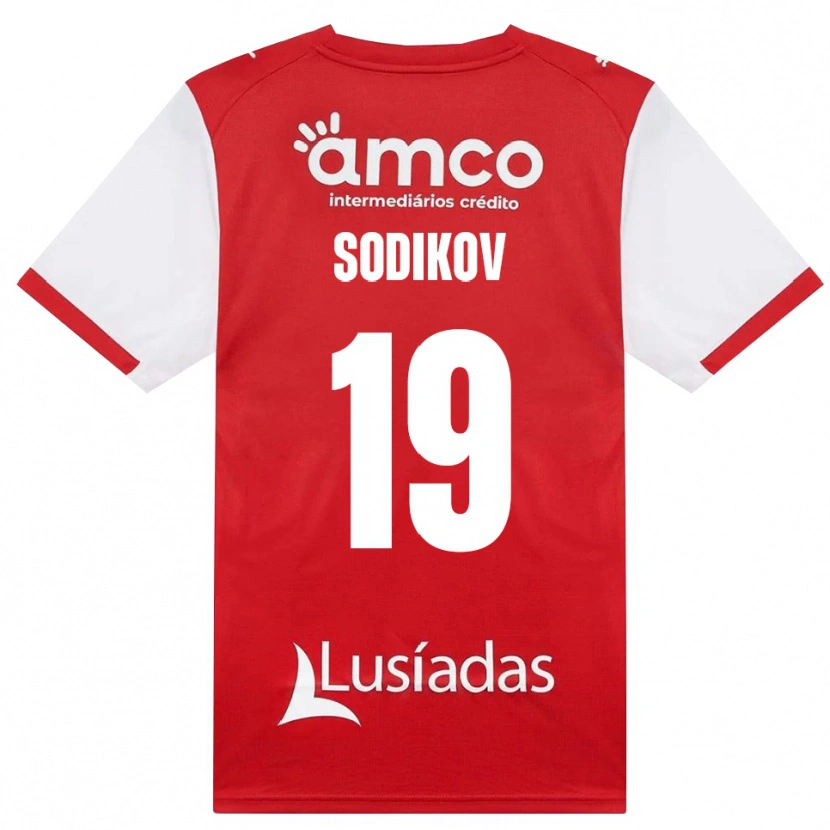 Danxen Niño Camiseta Sayfiddin Sodikov #19 Rojo Blanco Negro 1ª Equipación 2026/27 La Camisa México