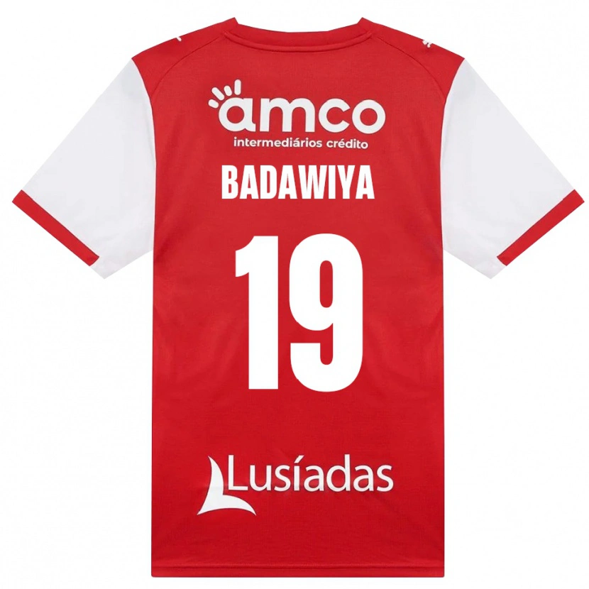 Danxen Niño Camiseta Rola Badawiya #19 Rojo Blanco Negro 1ª Equipación 2026/27 La Camisa México