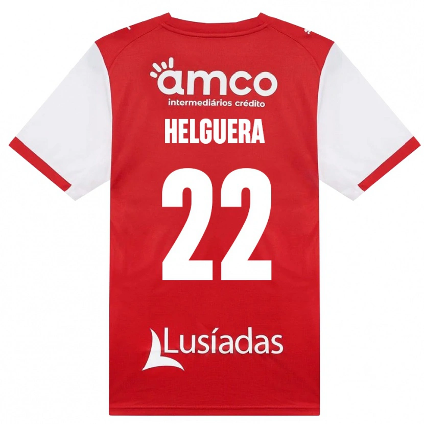 Danxen Niño Camiseta Thiago Helguera #22 Rojo Blanco Negro 1ª Equipación 2026/27 La Camisa México