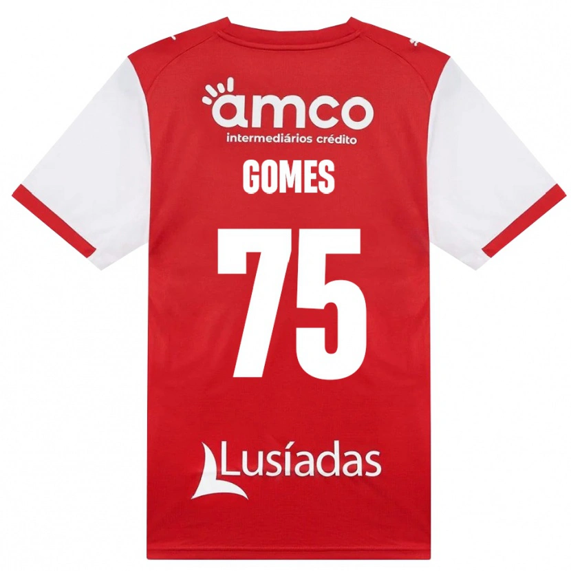 Danxen Niño Camiseta Tomás Müller #75 Rojo Blanco Negro 1ª Equipación 2026/27 La Camisa México