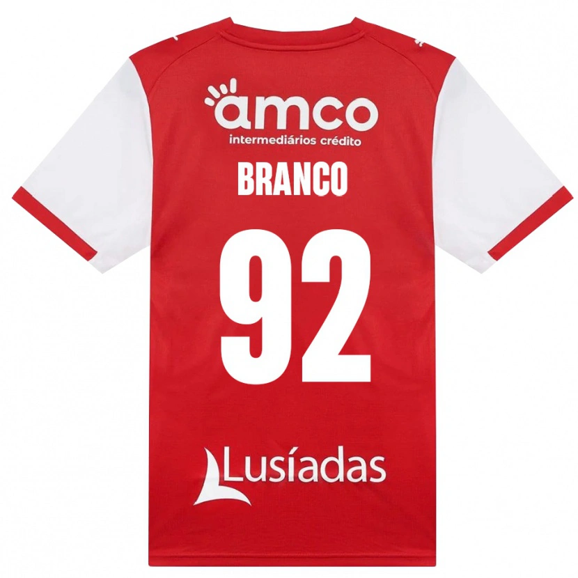 Danxen Niño Camiseta António Gil #92 Rojo Blanco Negro 1ª Equipación 2026/27 La Camisa México