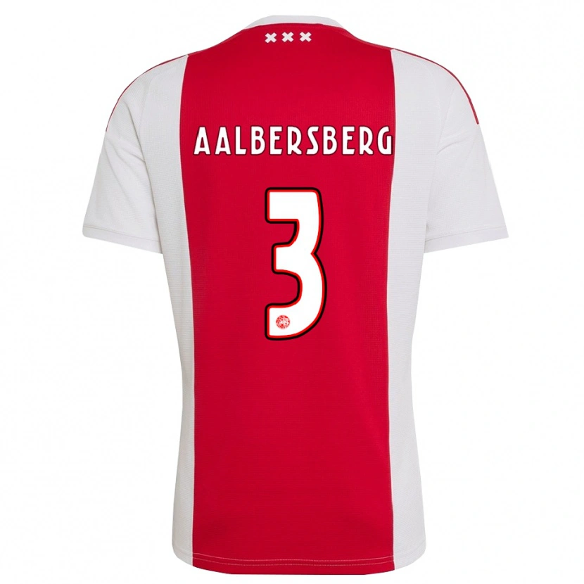 Danxen Niño Camiseta Miles Aalbersberg #3 Rojo Blanco Amarillo 1ª Equipación 2026/27 La Camisa México