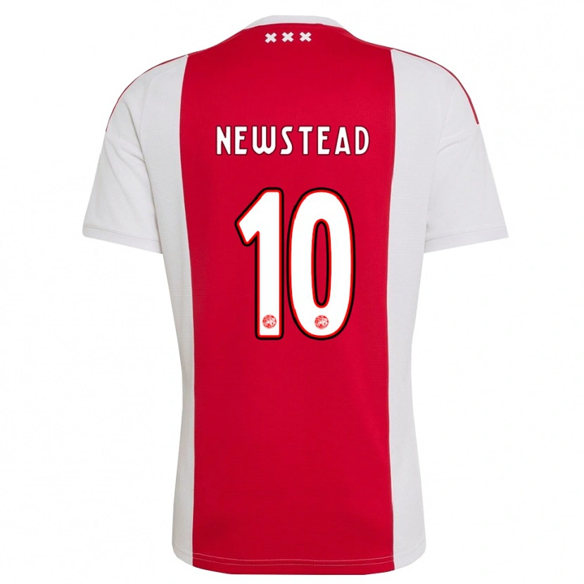 Danxen Niño Camiseta Xander Newstead #10 Rojo Blanco Amarillo 1ª Equipación 2026/27 La Camisa México