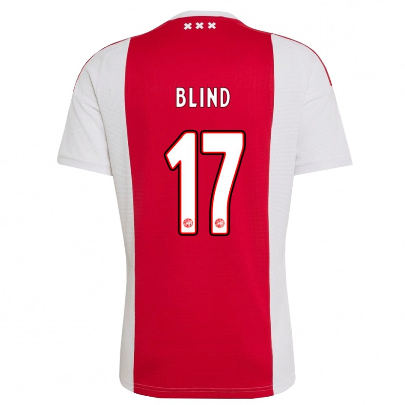 Danxen Niño Camiseta Daley Blind #17 Rojo Blanco Amarillo 1ª Equipación 2026/27 La Camisa México
