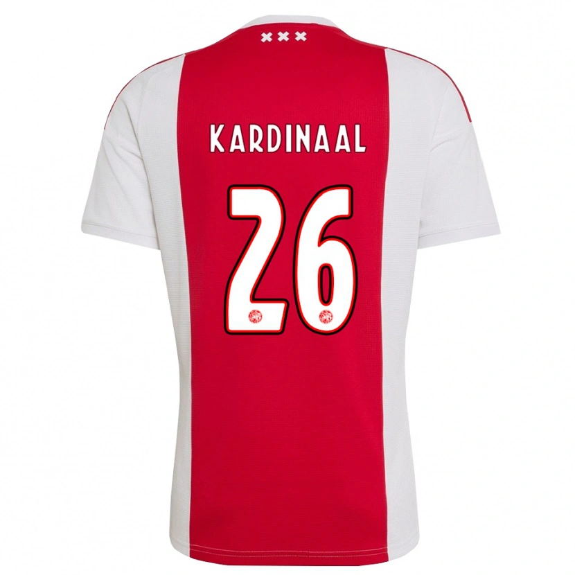 Danxen Niño Camiseta Isa Kardinaal #26 Rojo Blanco Amarillo 1ª Equipación 2026/27 La Camisa México