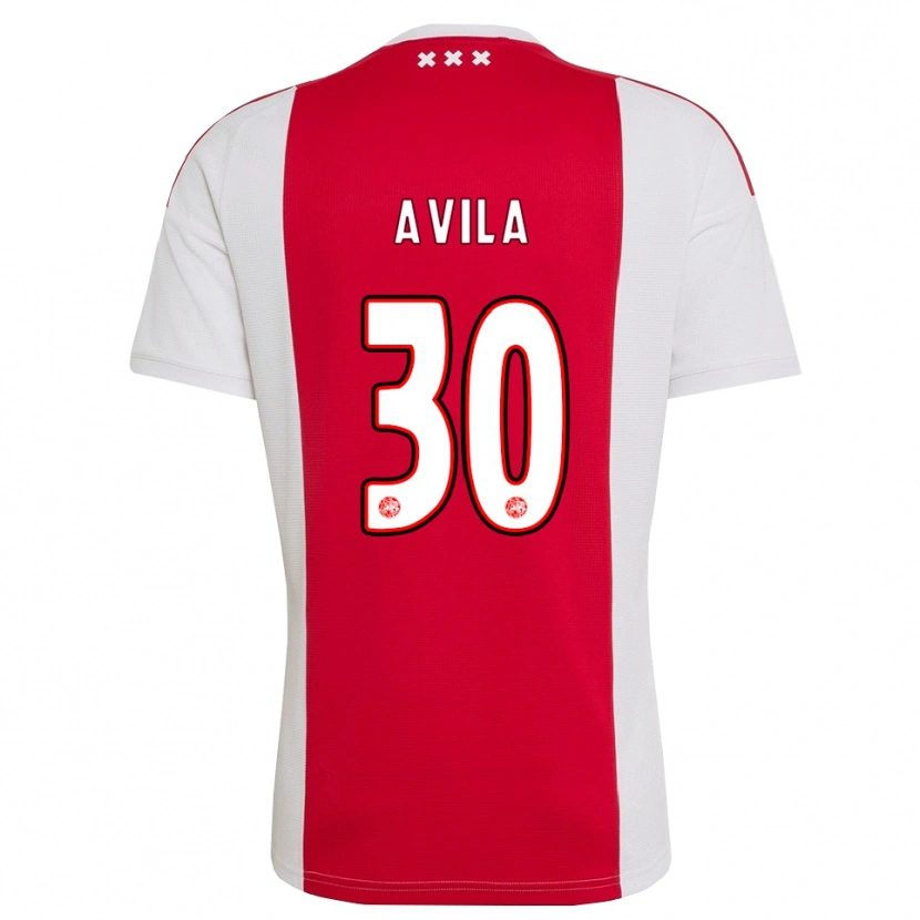 Danxen Niño Camiseta Gastón Ávila #30 Rojo Blanco Amarillo 1ª Equipación 2026/27 La Camisa México
