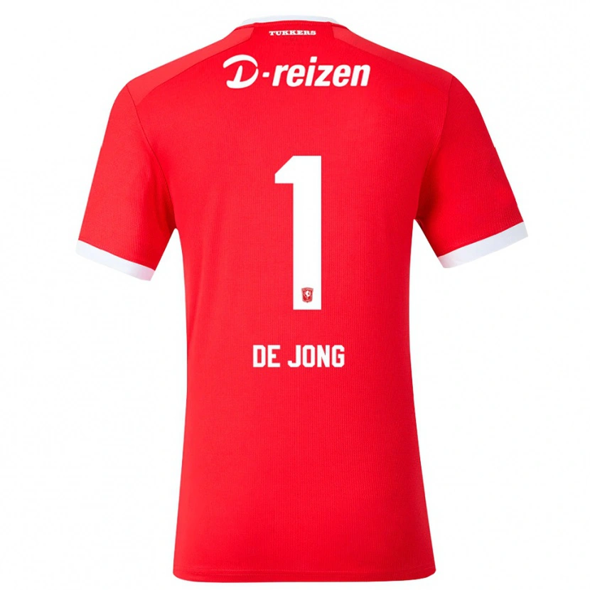 Danxen Niño Camiseta Danielle De Jong #1 Rojo Blanco 1ª Equipación 2026/27 La Camisa México