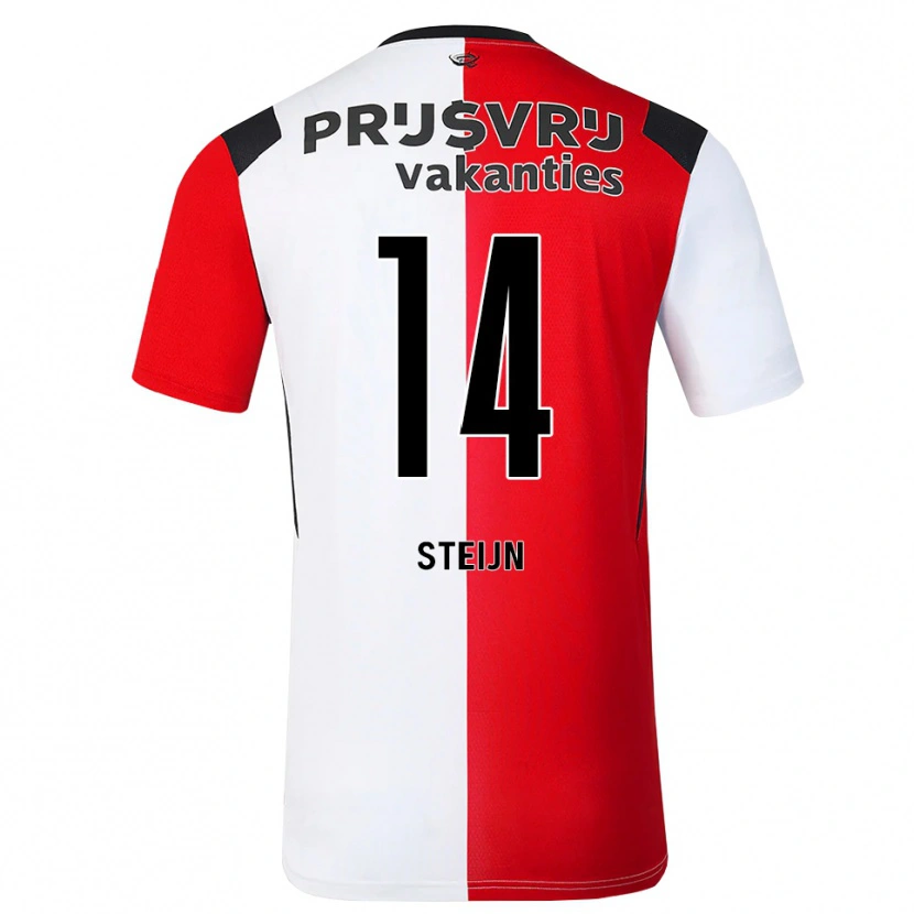 Danxen Niño Camiseta Sem Steijn #14 Rojo Blanco Negro 1ª Equipación 2026/27 La Camisa México