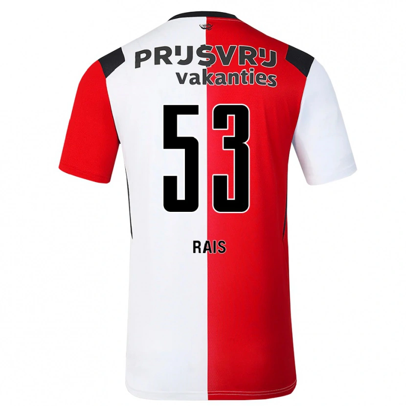 Danxen Niño Camiseta Amir Rais #53 Rojo Blanco Negro 1ª Equipación 2026/27 La Camisa México
