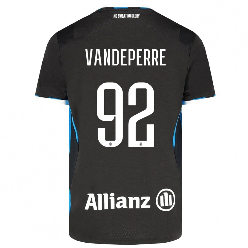 Danxen Niño Camiseta Alexander Vandeperre #92 Negro Rojo Azul 1ª Equipación 2026/27 La Camisa México
