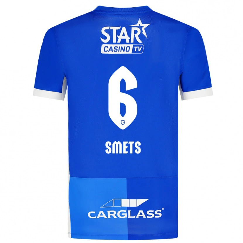 Danxen Niño Camiseta Matte Smets #6 Azulmedio Azulreal Blanco 1ª Equipación 2026/27 La Camisa México