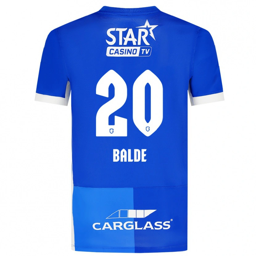 Danxen Niño Camiseta Thierno Balde #20 Azulmedio Azulreal Blanco 1ª Equipación 2026/27 La Camisa México
