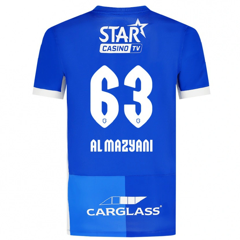 Danxen Niño Camiseta Faissal Al Mazyani #63 Azulmedio Azulreal Blanco 1ª Equipación 2026/27 La Camisa México