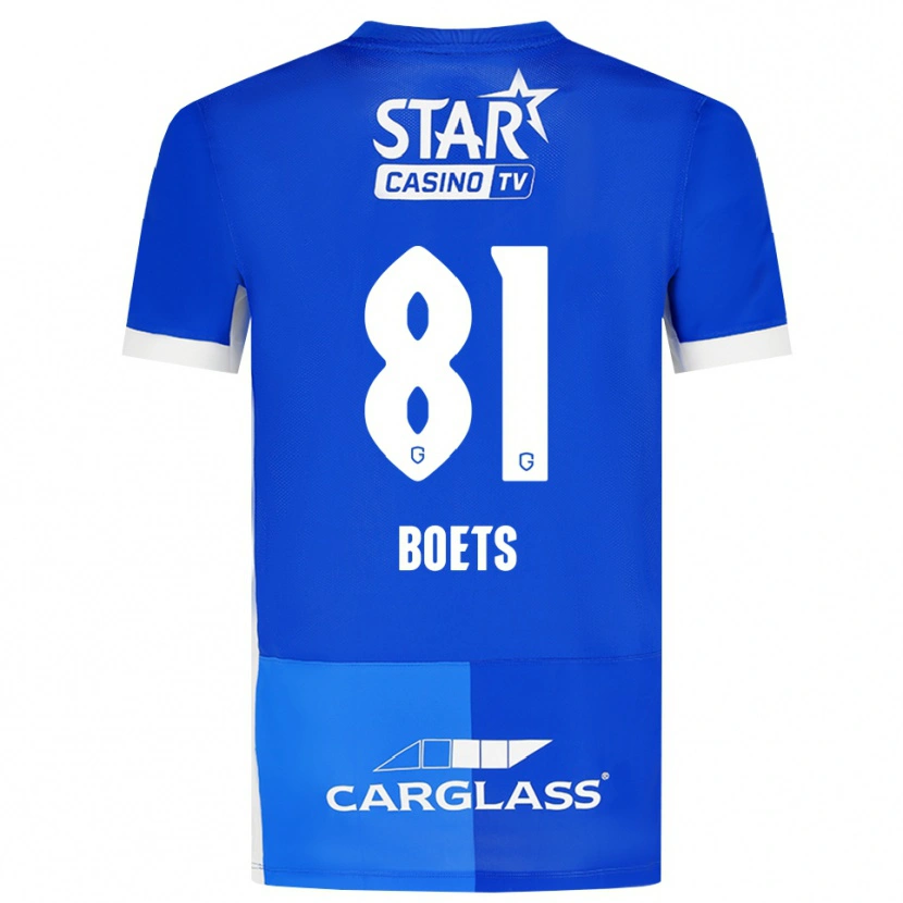 Danxen Niño Camiseta Keo Boets #81 Azulmedio Azulreal Blanco 1ª Equipación 2026/27 La Camisa México
