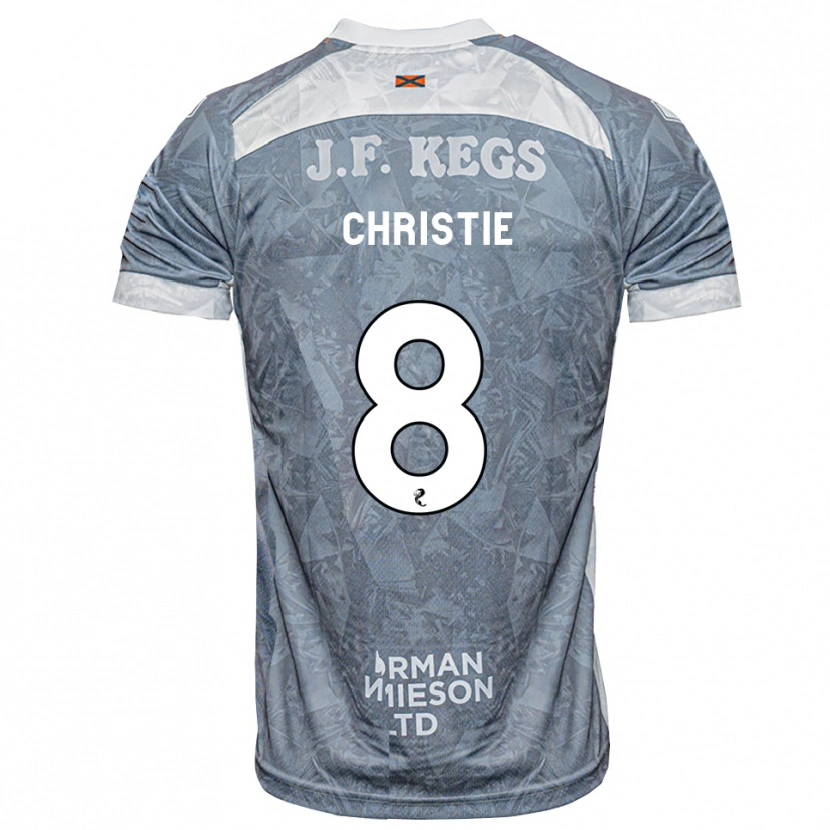 Danxen Niño Camiseta Summer Christie #8 Gris Pizarra Claro 2ª Equipación 2026/27 La Camisa México