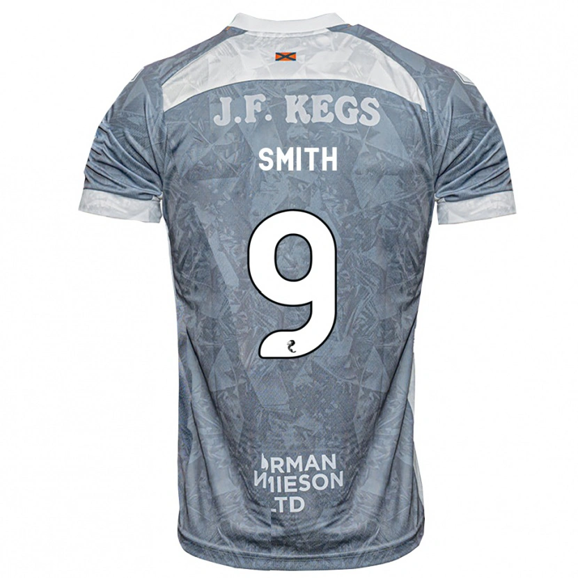 Danxen Niño Camiseta Robyn Smith #9 Gris Pizarra Claro 2ª Equipación 2026/27 La Camisa México