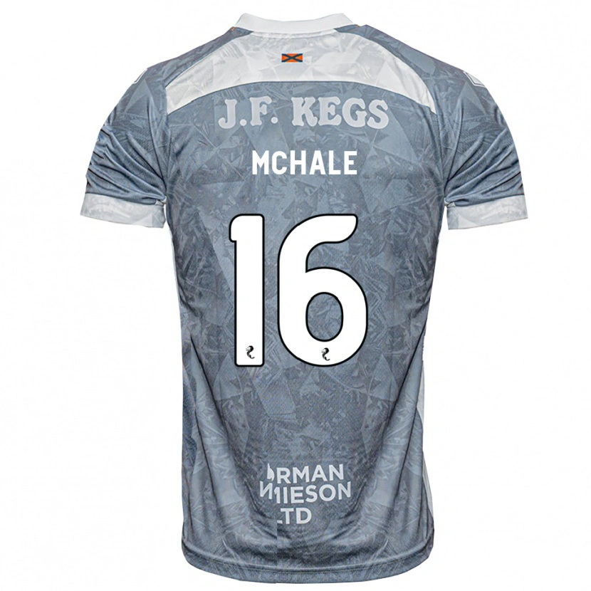 Danxen Niño Camiseta Max Mchale #16 Gris Pizarra Claro 2ª Equipación 2026/27 La Camisa México