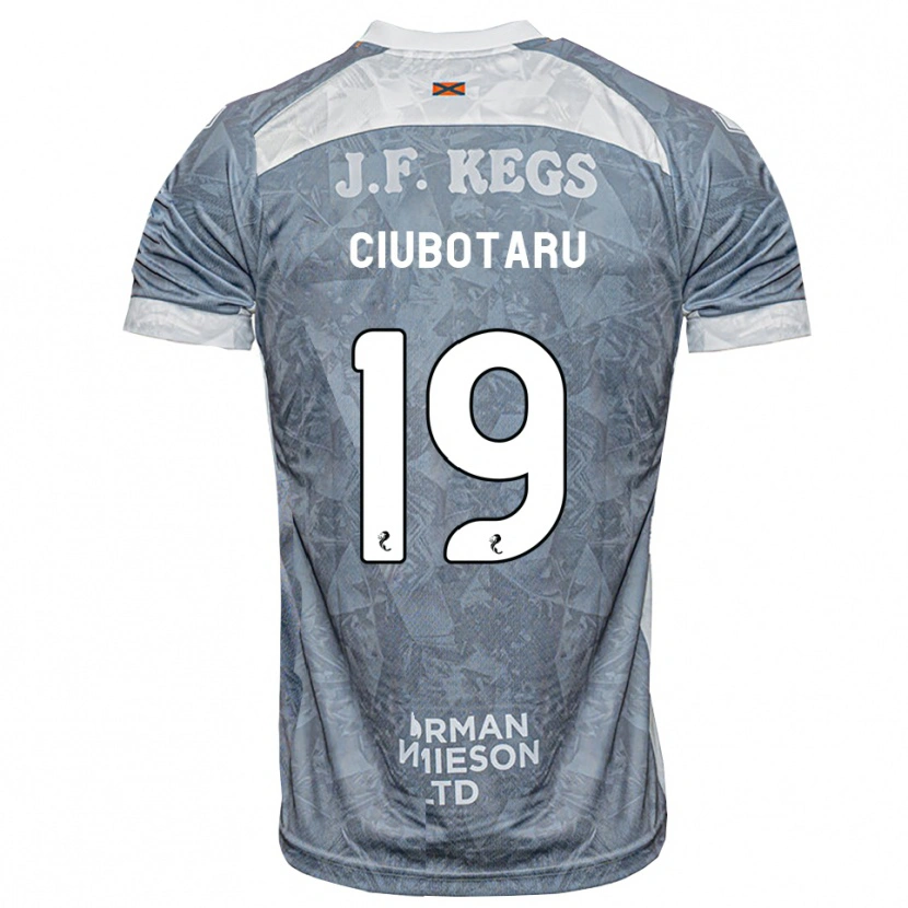 Danxen Niño Camiseta Kevin Ciubotaru #19 Gris Pizarra Claro 2ª Equipación 2026/27 La Camisa México