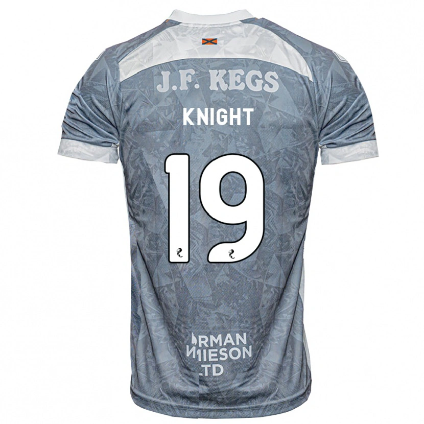 Danxen Niño Camiseta Maya Knight #19 Gris Pizarra Claro 2ª Equipación 2026/27 La Camisa México