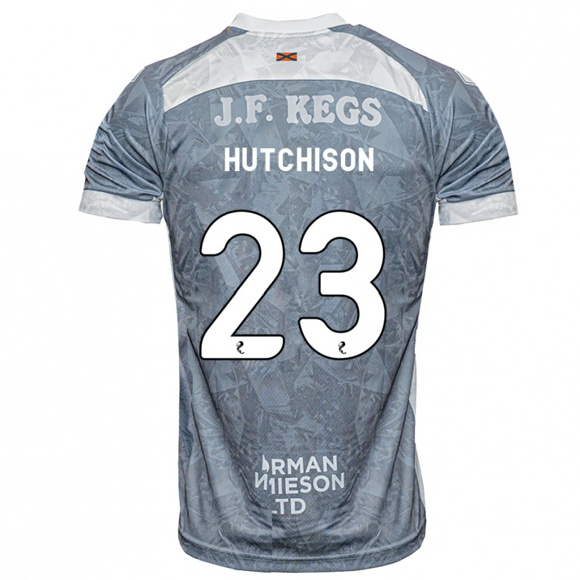 Danxen Niño Camiseta Daisy Hutchison #23 Gris Pizarra Claro 2ª Equipación 2026/27 La Camisa México