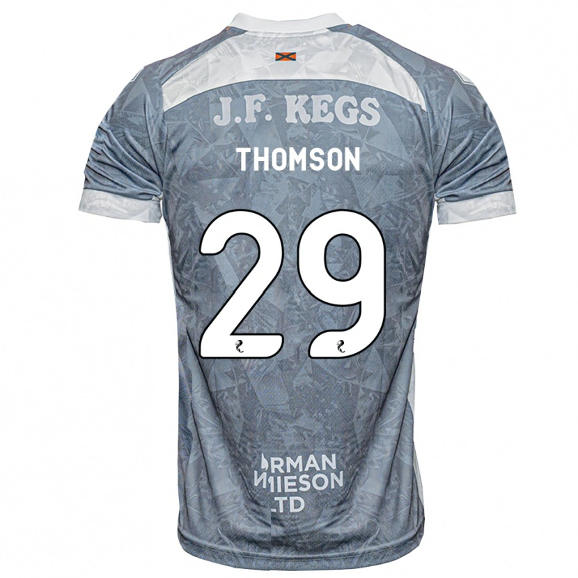 Danxen Niño Camiseta Miller Thomson #29 Gris Pizarra Claro 2ª Equipación 2026/27 La Camisa México