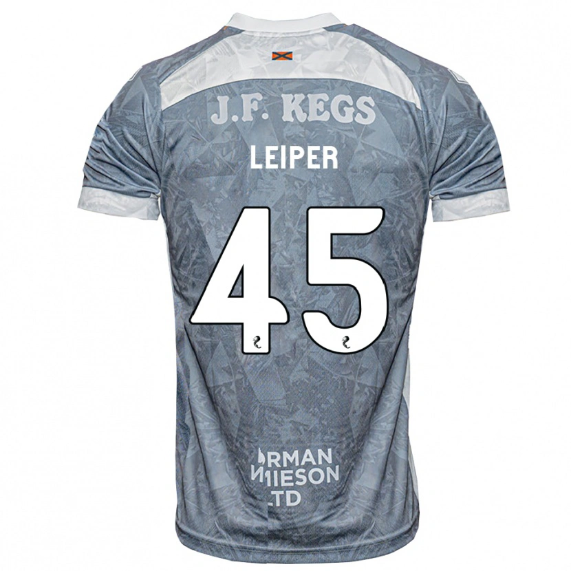 Danxen Niño Camiseta Cohen Leiper #45 Gris Pizarra Claro 2ª Equipación 2026/27 La Camisa México