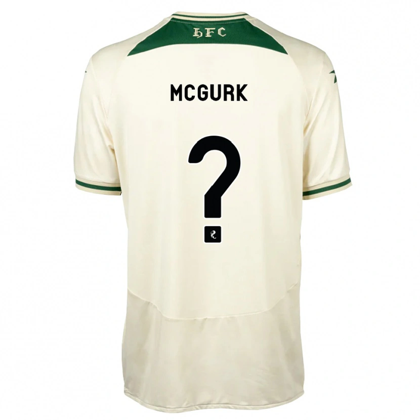 Danxen Niño Camiseta Ellis Mcgurk #0 Blanco Verde Bosque 2ª Equipación 2026/27 La Camisa México