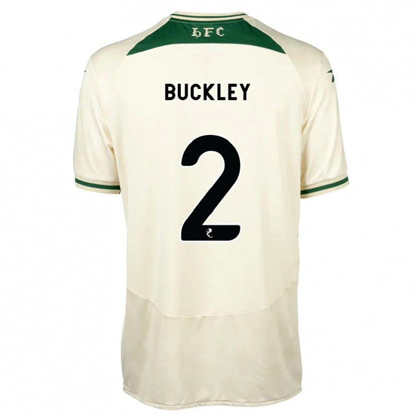 Danxen Niño Camiseta Adam Buckley #2 Blanco Verde Bosque 2ª Equipación 2026/27 La Camisa México