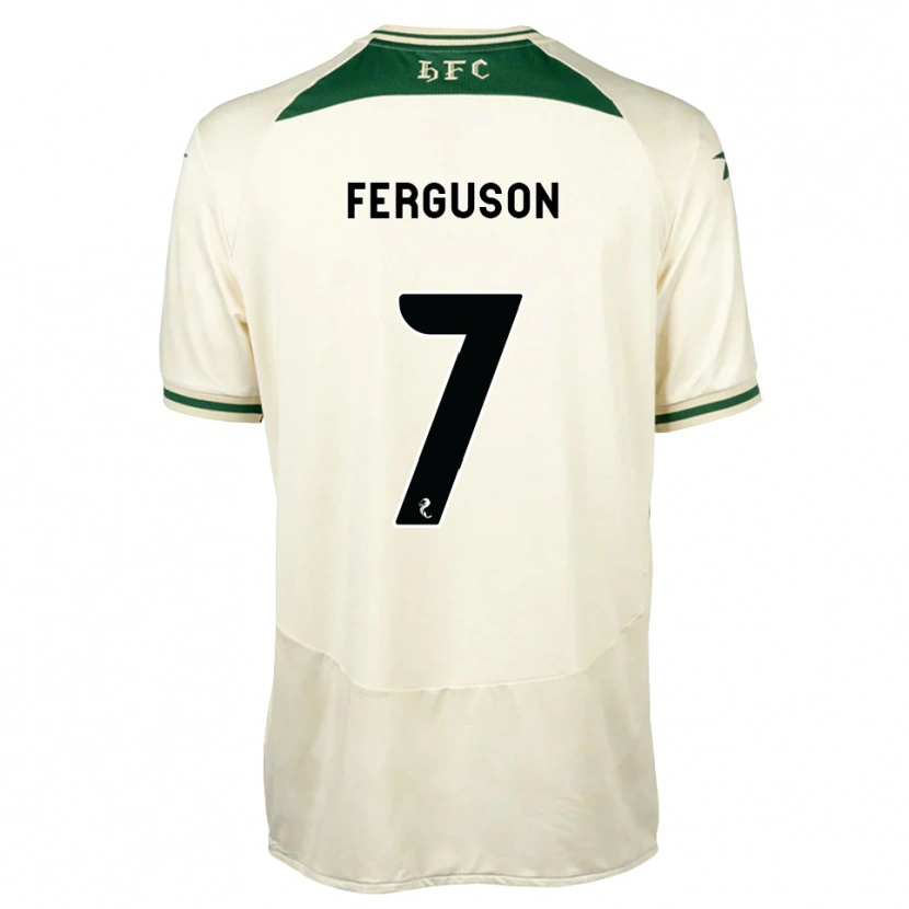 Danxen Niño Camiseta Abbie Ferguson #7 Blanco Verde Bosque 2ª Equipación 2026/27 La Camisa México