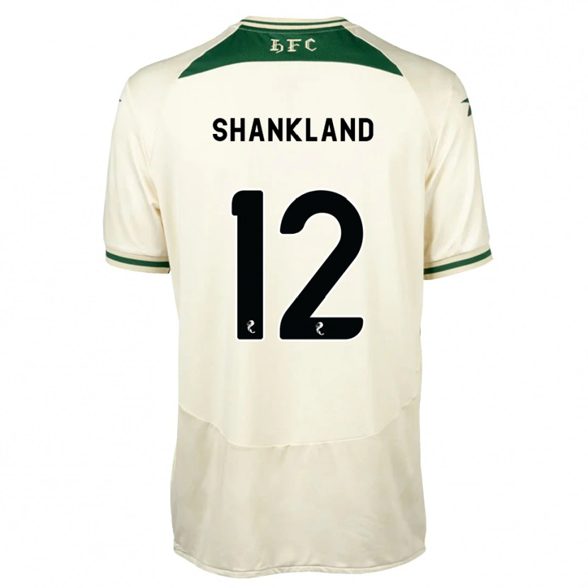 Danxen Niño Camiseta Cole Shankland #12 Blanco Verde Bosque 2ª Equipación 2026/27 La Camisa México