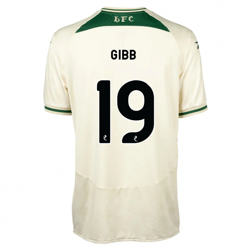 Danxen Niño Camiseta Caley Gibb #19 Blanco Verde Bosque 2ª Equipación 2026/27 La Camisa México