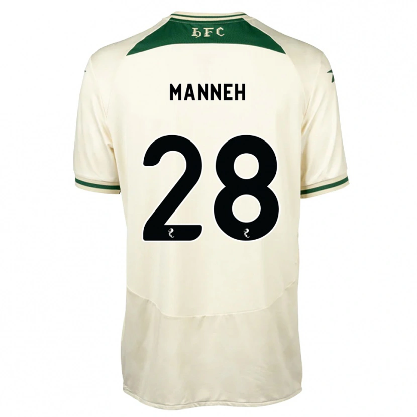 Danxen Niño Camiseta Alasana Manneh #28 Blanco Verde Bosque 2ª Equipación 2026/27 La Camisa México