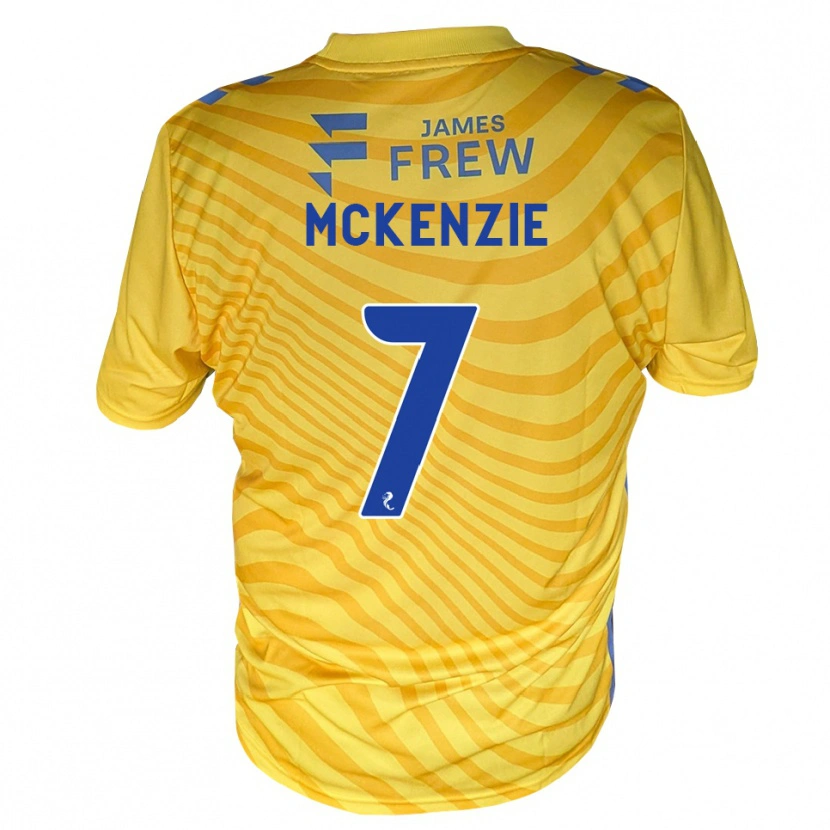 Danxen Niño Camiseta Rory Mckenzie #7 Azul Real Amarillo 2ª Equipación 2026/27 La Camisa México