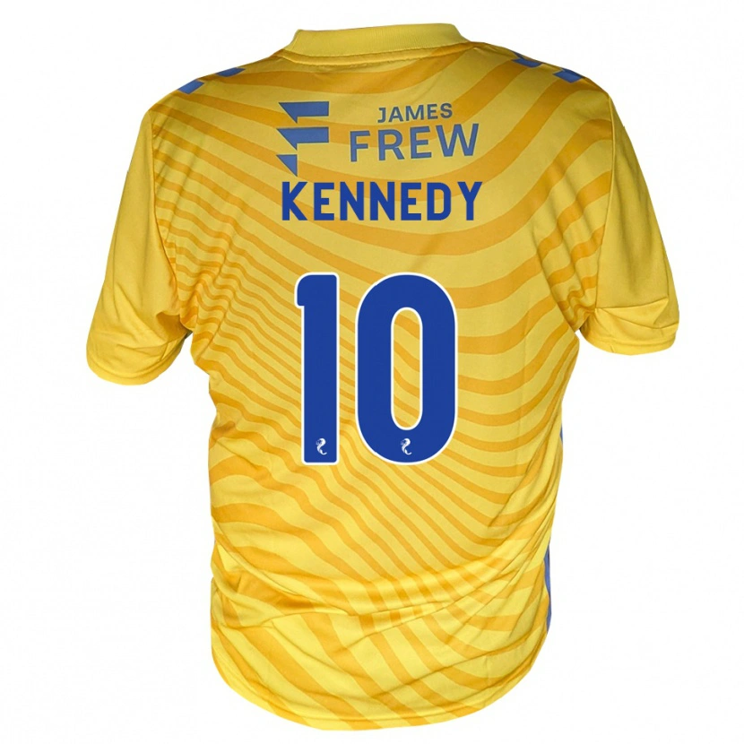 Danxen Niño Camiseta Matty Kennedy #10 Azul Real Amarillo 2ª Equipación 2026/27 La Camisa México