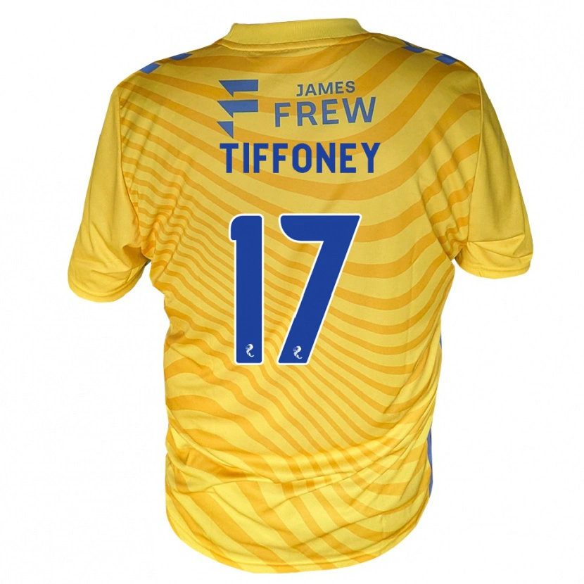 Danxen Niño Camiseta Scott Tiffoney #17 Azul Real Amarillo 2ª Equipación 2026/27 La Camisa México