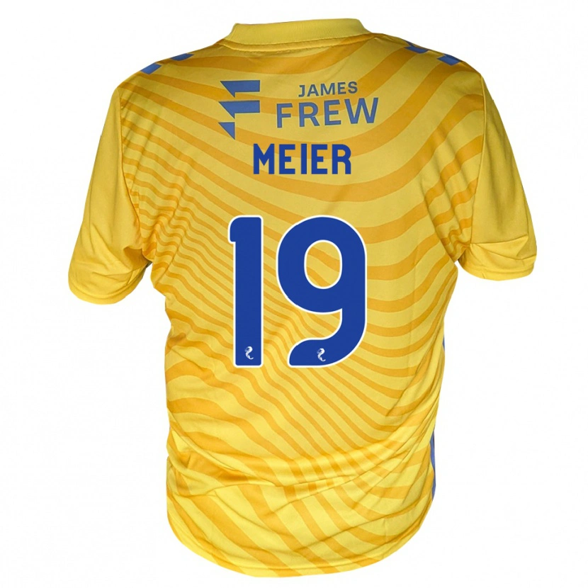 Danxen Niño Camiseta Jonathan Meier #19 Azul Real Amarillo 2ª Equipación 2026/27 La Camisa México