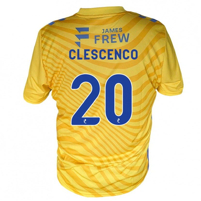 Danxen Niño Camiseta Nicky Clescenco #20 Azul Real Amarillo 2ª Equipación 2026/27 La Camisa México