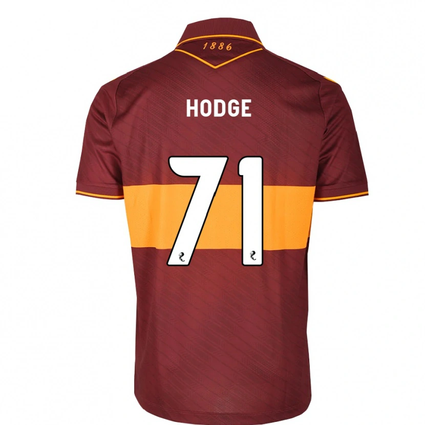 Danxen Niño Camiseta Joe Hodge #71 Naranja Granate 2ª Equipación 2026/27 La Camisa México