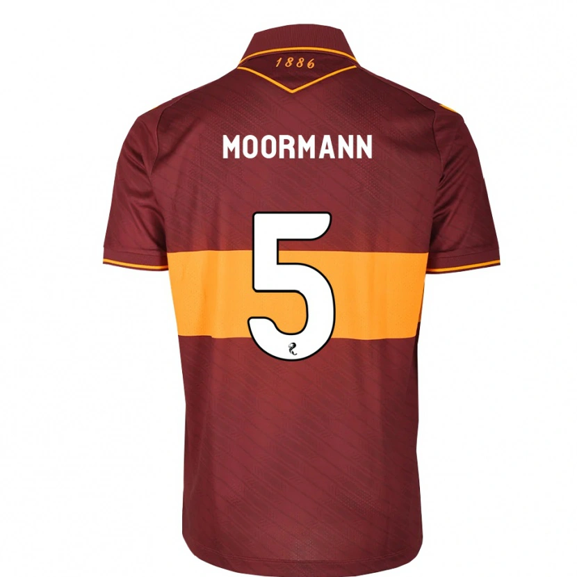 Danxen Niño Camiseta Martin Moormann #5 Naranja Granate 2ª Equipación 2026/27 La Camisa México